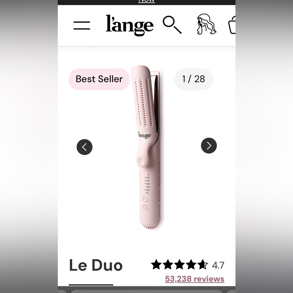 L’ange Le Duo Flat Iron Airstyler